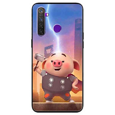 Ốp lưng in cho Realme 5 Pro/ Realme Q Mẫu Heo Tho
