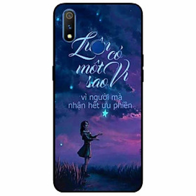 Ốp lưng in cho Realme 3 Pro Mẫu Luôn Có Một Vì Sao