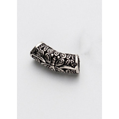 Charm bạc chặn hạt hình ống trụ dài 7 - Ngọc Quý Gemstones