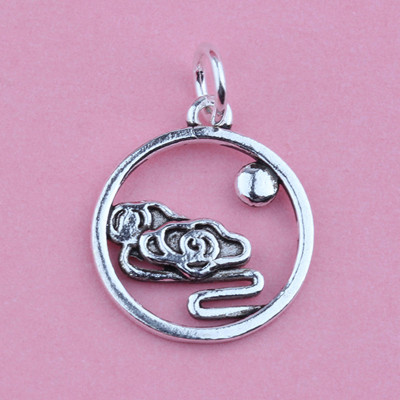 Combo 2 cái charm bạc thái hình đám mây treo - Ngọc Quý Gemstones
