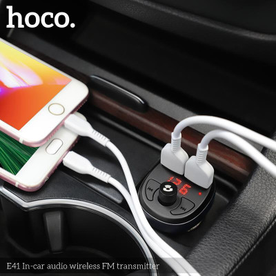 Tẩu Sạc Trên Ô Tô  Hoco E41 - Hàng Chính Hãng