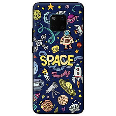 Ốp lưng in cho Huawei Mate 20 Pro mẫu Họa Tiết Vũ Trụ - Hàng chính hãng