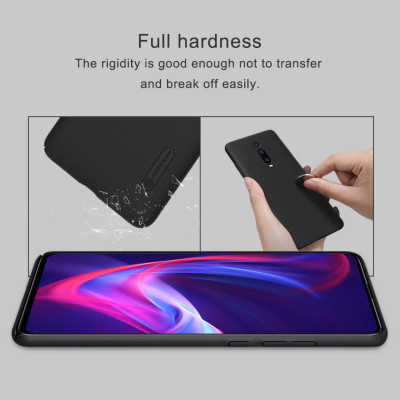 Ốp Lưng Sần Chống Sốc Cho Xiaomi Redmi K20 / K20 Pro hiệu Nillkin (Đính kèm giá đỡ hoặc miếng dán từ tính) - Hàng Chính Hãng