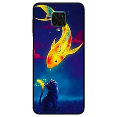 Ốp lưng dành cho Xiaomi Xiaomi Redmi 9s - 9 Pro - 9 Promax mẫu Cá Chép và Mèo
