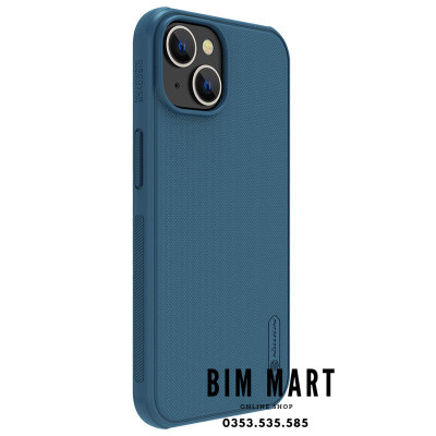 Ốp lưng chính hãng Nillkin dành cho iPhone 14 Plus dạng sần - Hàng Nhập Khẩu (Tặng 2 túi PVC đựng thẻ ATM)