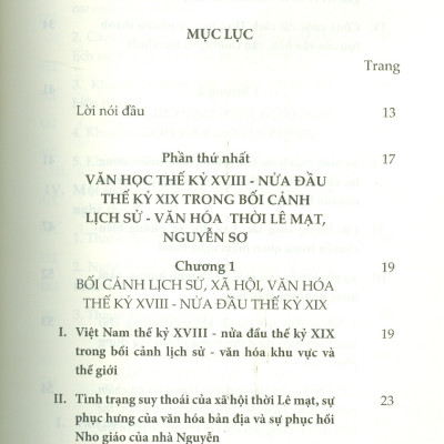 Văn Học Việt Nam Thế Kỷ XVIII - XIX Trong Bối Cảnh Văn Hoá Thời Lê Mạt - Nguyễn - Viện Hàn lâm Khoa học Xã hội Việt Nam - Viện Văn học; Vũ Thanh chủ biên