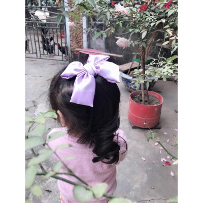 Kẹp tóc giả cho bé cài nơ cao cấp