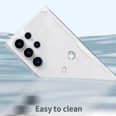 Ốp lưng TPU chống sốc cho Samsung Galaxy S25 Ultra / S25 Plus / S25 / S24 / S24 Plus / S24 Ultra hiệu Nillkin Nature TPU Pro Case (chống chịu mọi va đập bảo vệ các góc, siêu mỏng chỉ 0.6mm) - hàng nhập khẩu