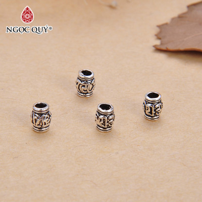Charm chặn hạt lục tự đại minh chú - Ngọc Quý Gemstones