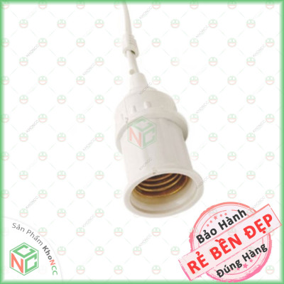 (Bao Thời Tiết) 01 Đui Đèn Đúc Kín Chống Nước KhoNCC Hàng Chính Hãng - Đuôi Ngoàm Ren Xoáy E27 - Treo Ngoài Trời Bao Mưa Nắng - KLM-DDE27CN
