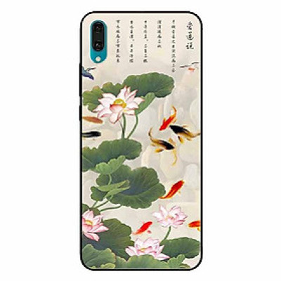 Ốp lưng in cho Huawei Y7 Pro 2019 Tranh Cá Koi
