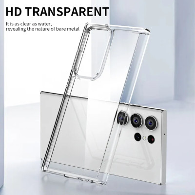 Ốp lưng trong suốt viền màu cho Samsung Galaxy S23 Ultra hiệu Likgus Simple But Unique chống sốc, chống chịu mọi va đập- Hàng nhập khẩu