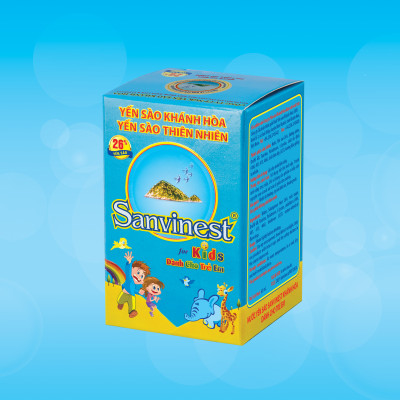 [Combo 20 lọ] Nước Yến sào Sanvinest Khánh Hòa dành cho trẻ em lọ 62ml - S211