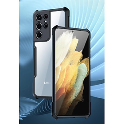 Ốp lưng cho Samsung Galaxy S21, S21 Ultra, S21 Plus, S21 FE hiệu XUNDD trong viền màu chống ố, chống sốc cao cấp - Hàng chính hãng
