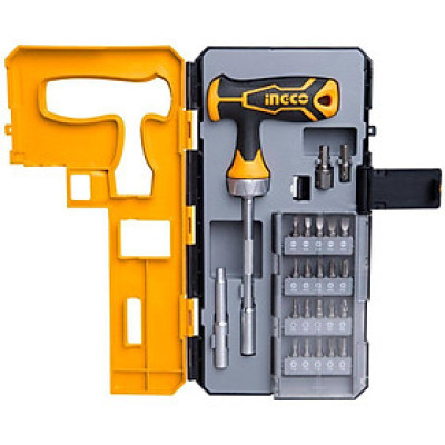 BỘ TUỐC NƠ VÍT TAY CẦM CHỮ T 25 CHI TIẾT INGCO HKSDB0258 - HÀNG CHÍNH HÃNG