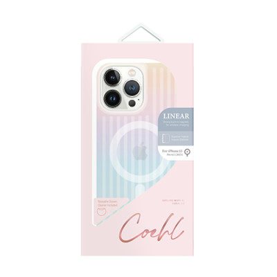 Ốp lưng UNIQ Coehl Magnetic Charging Linear dành cho iPhone 15/ 15 pro/15 Pro max - Hàng chính hãng