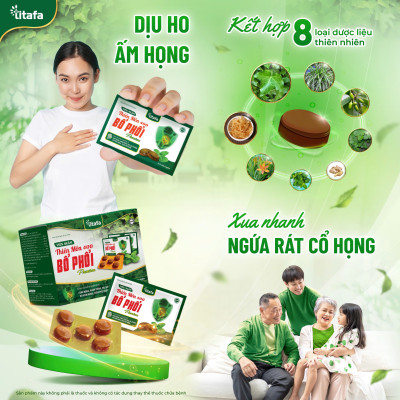 Viên ngậm Thiên Môn 400 Bổ Phổi Premium – Giúp giảm nhanh ngứa rát họng, đau họng, khản tiếng, ho (hộp 15 vỉ x 5 viên) [Chính hãng TITAFA]  