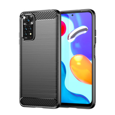 Ốp lưng chống sốc Vân Sợi Carbon cho Xiaomi Redmi Note 11/ Note 11s - Hàng nhập khẩu