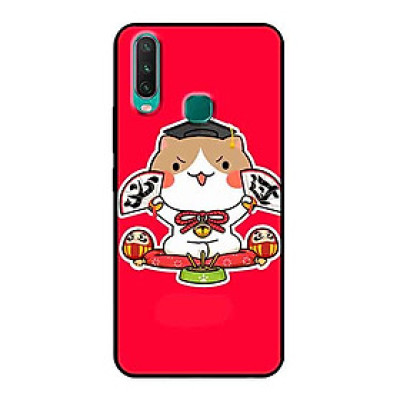 Ốp Lưng in cho Vivo Y15 Mẫu Mèo May Mắn 7 - Hàng Chính Hãng