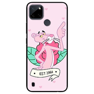 Ốp lưng dành cho Realme C21Y - C25Y mẫu Báo Hồng Chỉ Tay