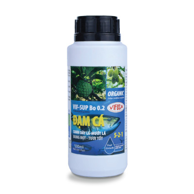 VIF-SUP Bo 0.2 - Phân bón đạm cá chai 500ml