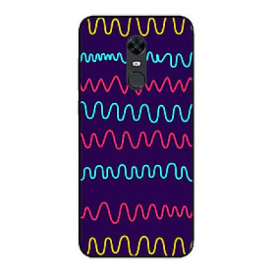Ốp Lưng in cho Xiaomi Redmi 5 Plus Mẫu Đường Nét Sắc Màu - Hàng Chính Hãng