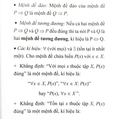 Sổ Tay Kiến Thức Toán Trung Học Phổ Thông (2022)