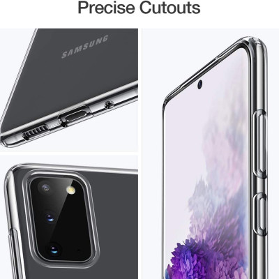 Ốp lưng dẻo silicon cho Samsung Galaxy S20  hiệu Ultra Thin (siêu mỏng 0.6mm, chống trầy, chống bụi) - Hàng nhập khẩu