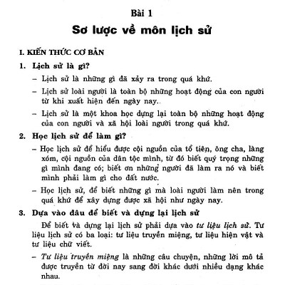 Để Học Tốt Lịch Sử Lớp 6