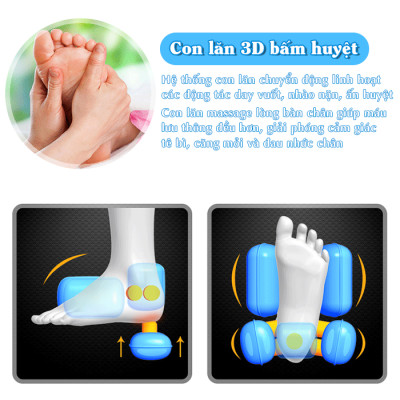 Máy massage chân và bắp chân Nikio NK-289 - Massage đa dạng kế hợp nhiệt nóng làm ấm chân