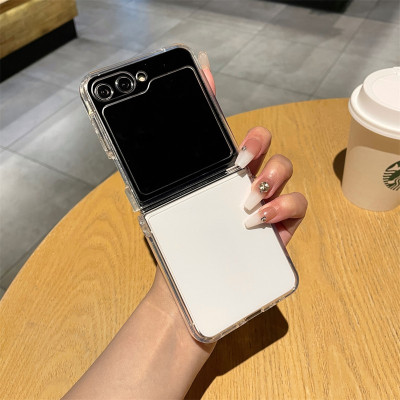 Ốp lưng cho Samsung Z Flip 6 hiệu Likgus trong chống sốc chống ố cao cấp - Hàng chính hãng