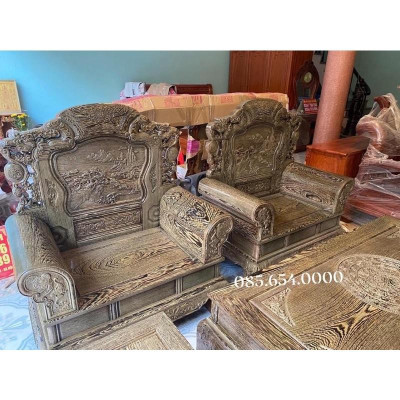 Bộ ghế Khổng tử gỗ Mun