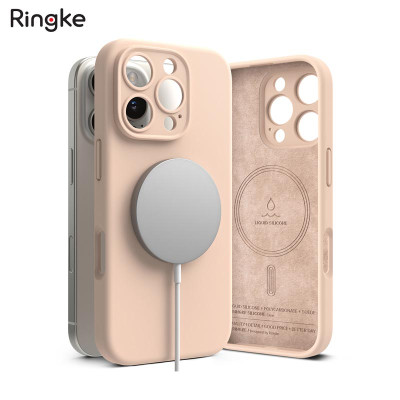 Ốp lưng dành cho iPhone 16 Pro Max/16 Pro/16 Plus/16 RINGKE Silicone Magnetic - Hàng Chính Hãng