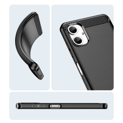 Ốp lưng chống sốc cho Samsung Galaxy A06 hiệu Likgus (chuẩn quân đội, chống va đập, chống vân tay) - Hàng chính hãng
