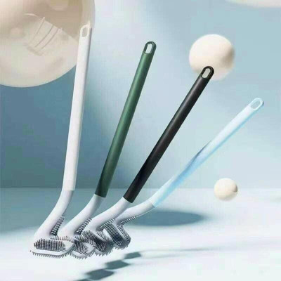 Chổi cọ vệ sinh 4 mặt silicon ( tặng móc dán treo tường)