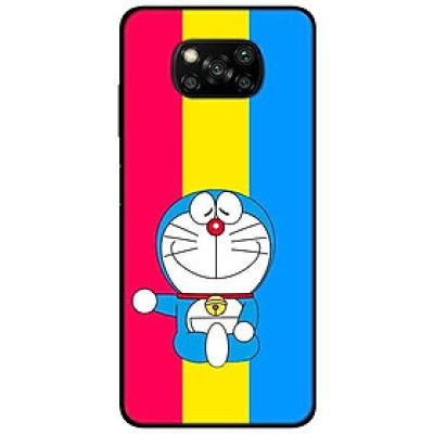 Ốp lưng dành cho Xiaomi Poco X3 mẫu Doremon Nền 3 Màu