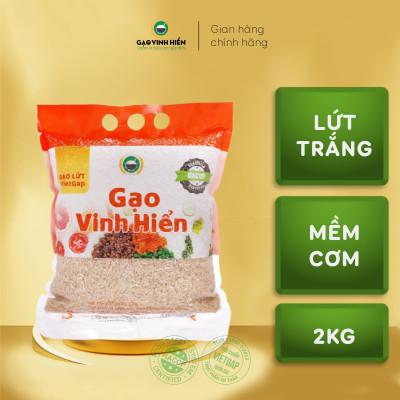 [TIẾT KIỆM] Combo 3 túi Gạo Lứt VietGAP Vinh Hiển - Tiết kiệm, mềm, dễ ăn