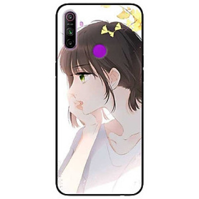 Ốp lưng dành cho Realme C3 mẫu Cô Gái Mắt Xanh