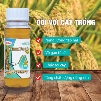 VIFUSA-K15 - Phân bón Kali hữu cơ chai 250ml