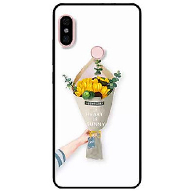 Ốp lưng in cho Xiaomi Redmi Note 6 Pro Mẫu Bó Hoa Hướng Dương