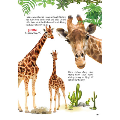 Sách - Thế Giới Động Vật Ở Vườn Thú Châu Phi - Chính Thông Book