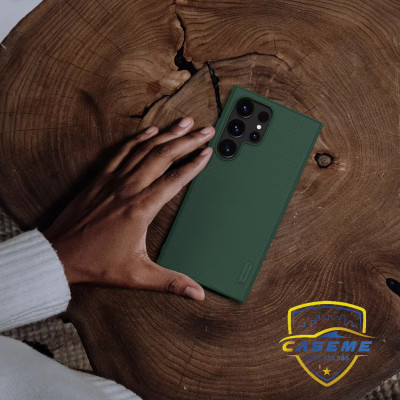 Ốp lưng cho Samsung S24 Ultra, Samsung S24 Plus, Samsung S24 hiệu NILLKIN Super Frosted Shield lưng sần viền mềm, bảo vệ camera, chống sốc, chống trơn, chống vân tay cao cấp - Hàng chính hãng.