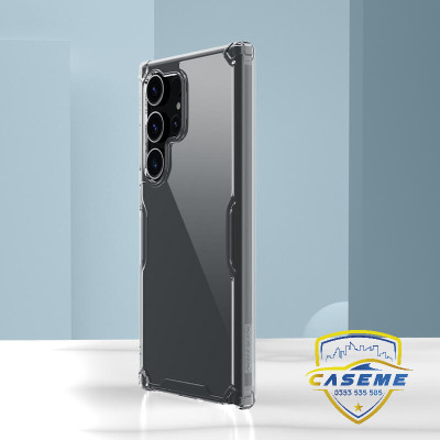 Ốp lưng cho Samsung S24 Ultra, Samsung S24 Plus, Samsung S24 hiệu Nillkin Nature TPU Pro bảo vệ camera, chống trơn, chống sốc cao cấp - Hàng chính hãng.