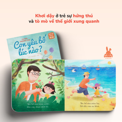 Sách - Cả Nhà Thương Con - Con Yêu Bố Lúc Nào?