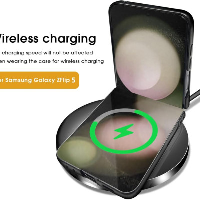 Ốp lưng cho SamSung Galaxy Z Flip 5 chính hãng X-level dạng mềm bằng da PU có sạc không dây, chống sốc chống bụi bẩn - hàng nhập khẩu