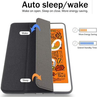 Case bao da chống sốc canvas cho iPad Air 4 / Air 5 M1 10.9 inch hiệu Mutural Yashi Series trang bị ngăn đựng bút, thiết kế tản nhiệt, hỗ trợ smartsleep - hàng nhập khẩu