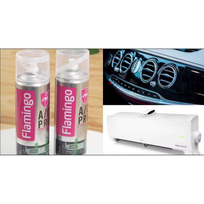 Bình Xịt Bọt Vệ Sinh Điều Hòa Ô Tô Flamingo F020 500ml 