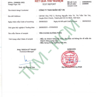 [Hộp 6 Lọ] Nước Yến Sào Chưng Hạt Chia Nhân Việt 30% Yến 70ml/Hũ