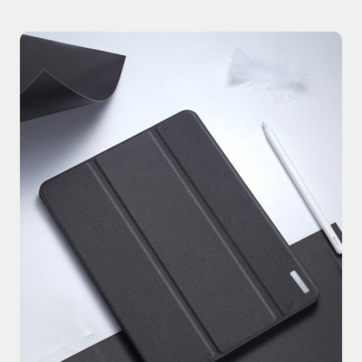 Bao Da Dành Cho iPad Pro 12.9 2020 / 2021 / 2022 Dux Ducis Domo Series Có Khe Cắm Bút, Tự Động Tắt Mở - Hàng Chính Hãng