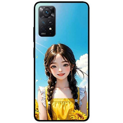 Ốp lưng cho Xiaomi Redmi Note 11 4G - Note 11S 4G - Note 11 5G - Redmi Note 11 Pro Nội Địa - Note 11 Pro Quốc Tế - Mỹ Nữ Hoa Hướng Dương - Hàng Chính Hãng